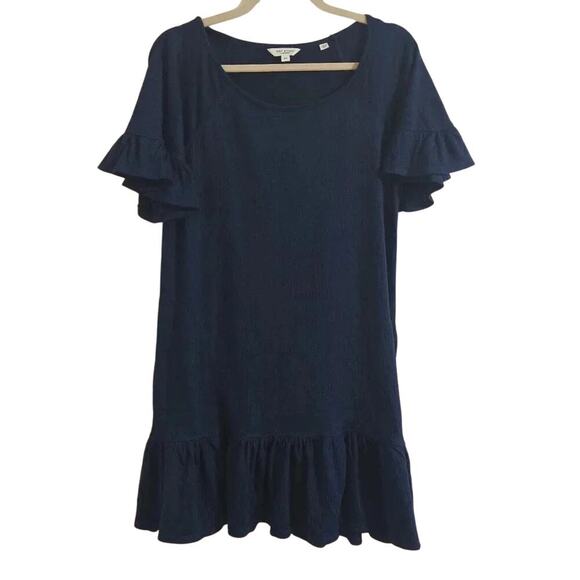 Max Flutter Sleeve Ruffle Mini Dress - Picture 1 of 4